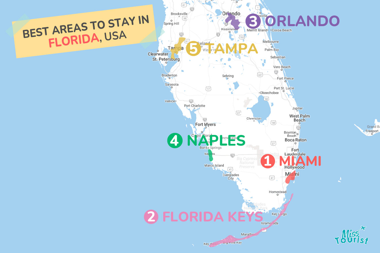 TOP 5 Areas Where to Stay in Florida + HOTEL GUIDE